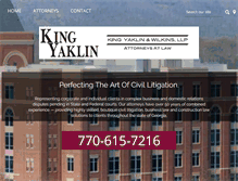 Tablet Screenshot of kingyaklin.com